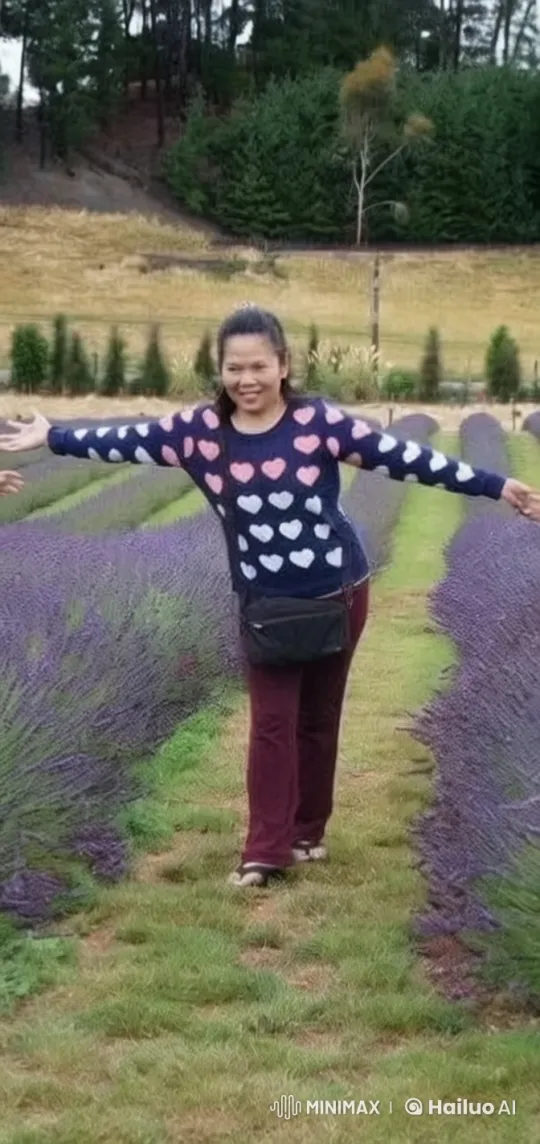 Woman Enjoys Lavender Field with Dance and Kung Fu – AI Generated Video | Hailuo AI