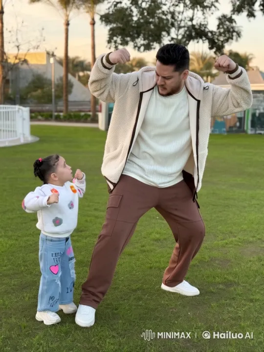 Live2D Animated Family Fun Dance and Play Fight – AI Generated Video | Hailuo AI