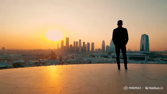 Aesthetic Exploration of Baku's Dualistic Cityscape – AI Generated Video | Hailuo AI