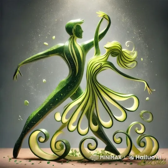 Leafy Couple's Enchanting Dance Performance – AI Generated Video | Hailuo AI
