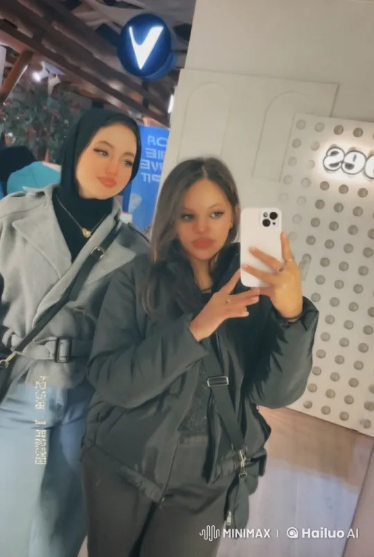 Two Women Taking a Selfie and Practicing Kungfu – AI Generated Video | Hailuo AI