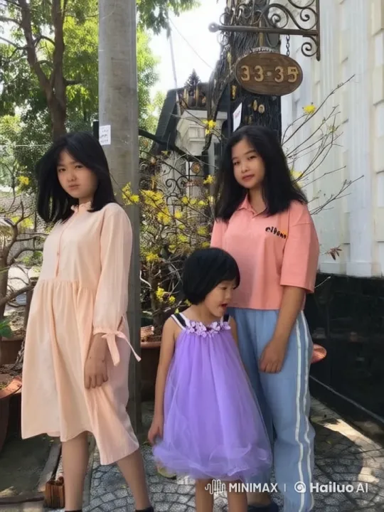 Cheerful Live2D Video: Teens Fight, Girl Dances in Garden – AI Generated Video | Hailuo AI