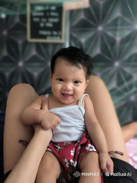 Live2D Baby Dancing Delightfully on Lap – AI Generated Video | Hailuo AI
