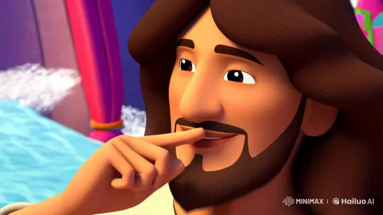 Disney Pixar Style: Jesus Calms the Storm Miraculously – AI Generated Video | Hailuo AI