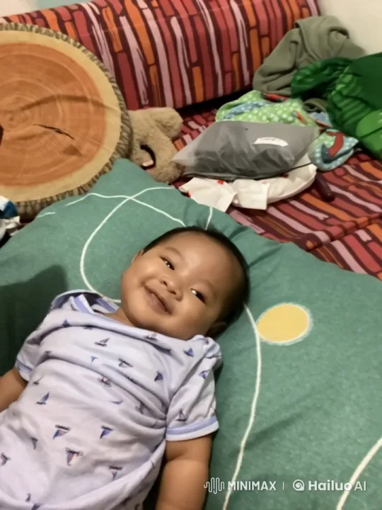 Baby Dancing in Cozy Bedroom with Colorful Decor – AI Generated Video | Hailuo AI