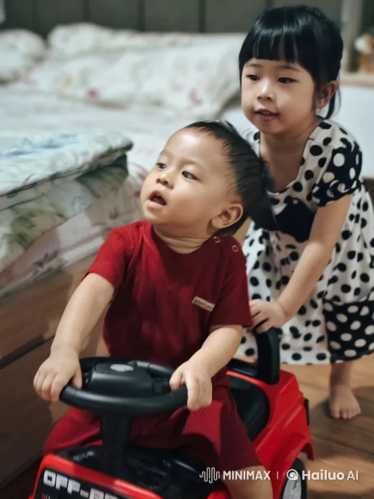 Cozy Indoor Play Scene with Siblings – AI Generated Video | Hailuo AI
