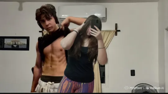 Live2D Animated Scene: Couple's Intimate Moment in Bedroom – AI Generated Video | Hailuo AI