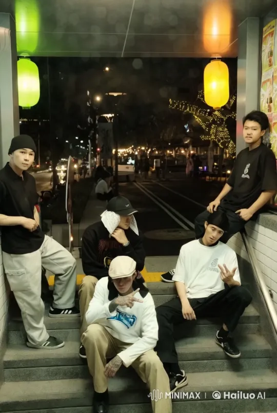 Nighttime Urban Kung Fu Showdown – AI Generated Video | Hailuo AI