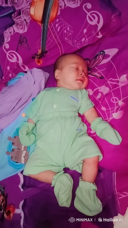 Baby Dances and Punches Playfully on Animated Bedspread – AI Generated Video | Hailuo AI