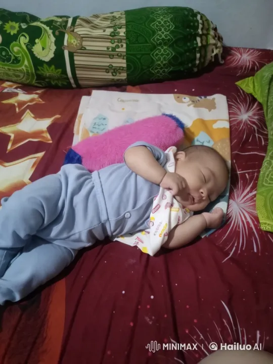 Baby Dancing and Punching in Colorful Bed Setting – AI Generated Video | Hailuo AI