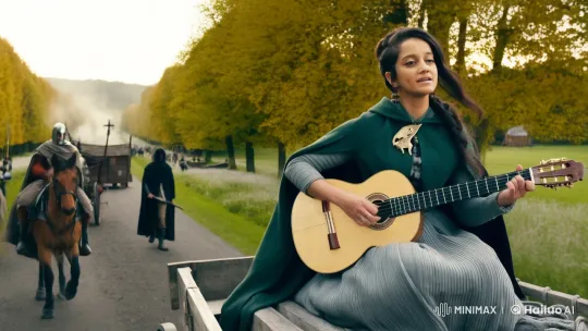 Northern Traveler Serenades Kingsroad at Dawn – AI Generated Video | Hailuo AI