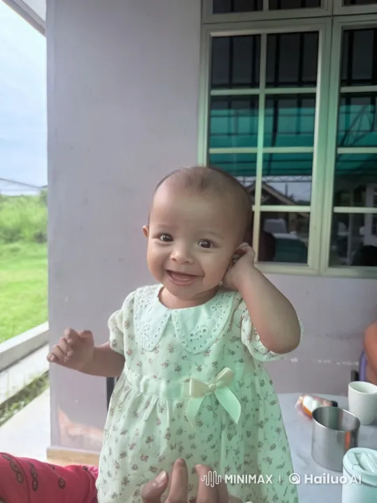 Child Dances Joyously in Homely Setting with Support – AI Generated Video | Hailuo AI