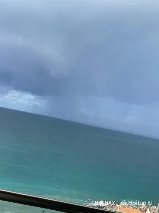 Dramatic Lightning Strikes Over Tranquil Sea Scene – AI Generated Video | Hailuo AI
