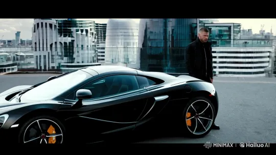 Gangster Commands Attention in High Aesthetic Scene – AI Generated Video | Hailuo AI