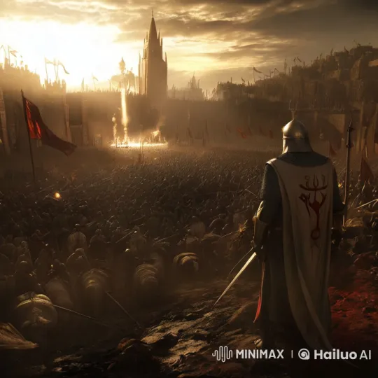 Crusades Battle: Saladin vs. King Baldwin IV – AI Generated Video | Hailuo AI