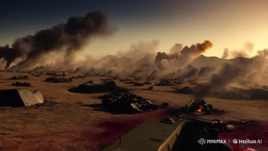 Title: "Dawn of Sacrifice and Hope" – AI Generated Video | Hailuo AI