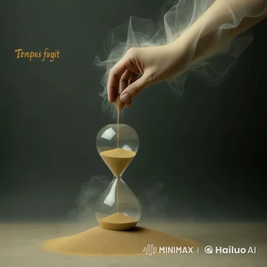 Hourglass of Time: Gravity-Defying Flow in Live2D Animation – AI Generated Video | Hailuo AI