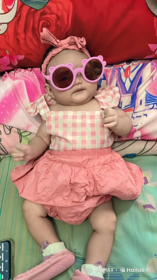 Baby in Gingham Performs Energetic Kungfu – AI Generated Video | Hailuo AI