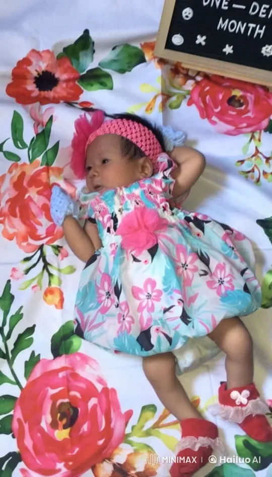 Baby's Joyful Dance and Playful Kungfu in Floral Setting – AI Generated Video | Hailuo AI