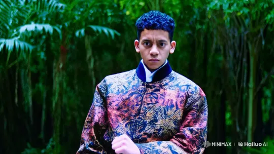 Young Fighter Showcases Agility and Strength in Lush Green Setting – AI Generated Video | Hailuo AI