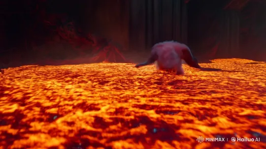 Lava Transforms into Menacing Cyborg Warrior – AI Generated Video | Hailuo AI