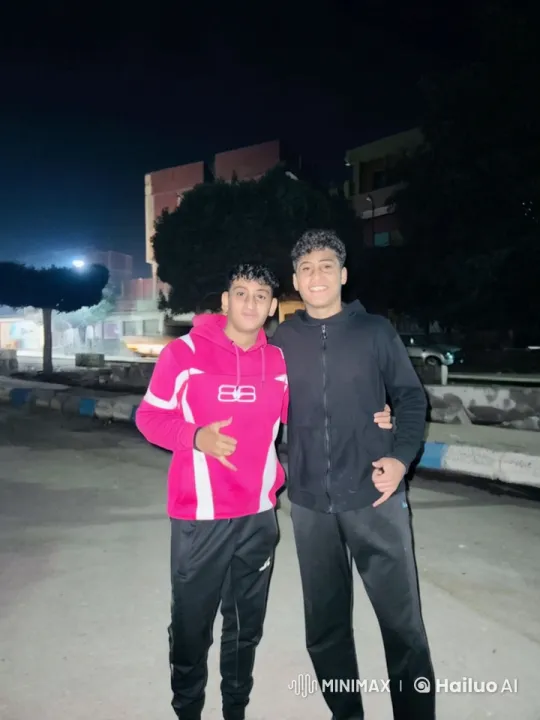 Two Friends Bonding on a Quiet Night Street – AI Generated Video | Hailuo AI