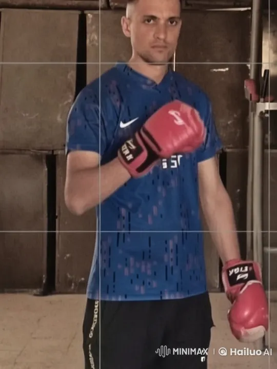 Boxer in Training Prepares with Military Mentor – AI Generated Video | Hailuo AI