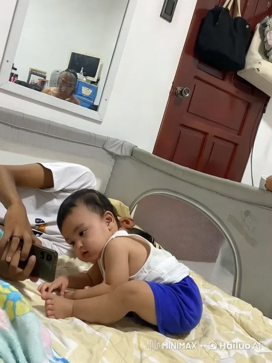 Baby Dancing Joyfully in Cozy Bedroom – AI Generated Video | Hailuo AI