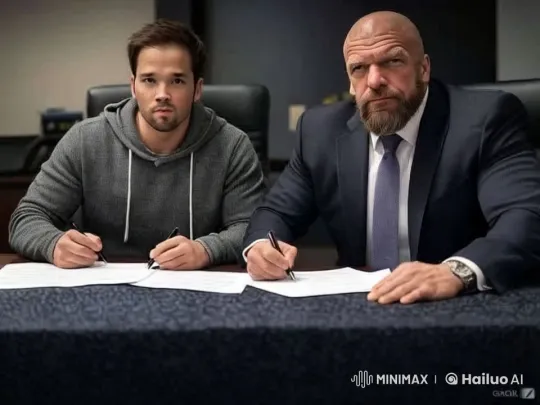 Formal Document Signing Ceremony in Office Setting – AI Generated Video | Hailuo AI