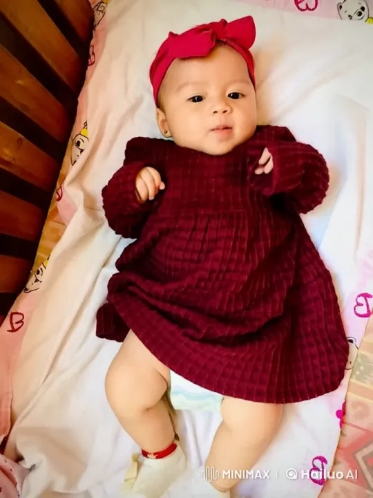 Cozy Baby in Cheerful Crib, Animated Joyfully – AI Generated Video | Hailuo AI