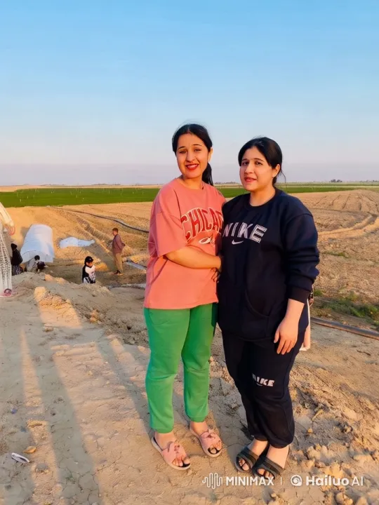 Two Friends Relax on Rural Path at Sunset – AI Generated Video | Hailuo AI