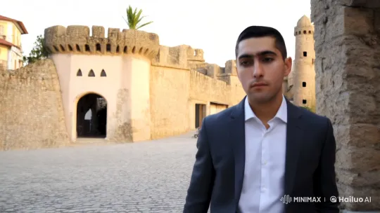 Young Man in Shusha: A Journey Through Azerbaijan's History – AI Generated Video | Hailuo AI