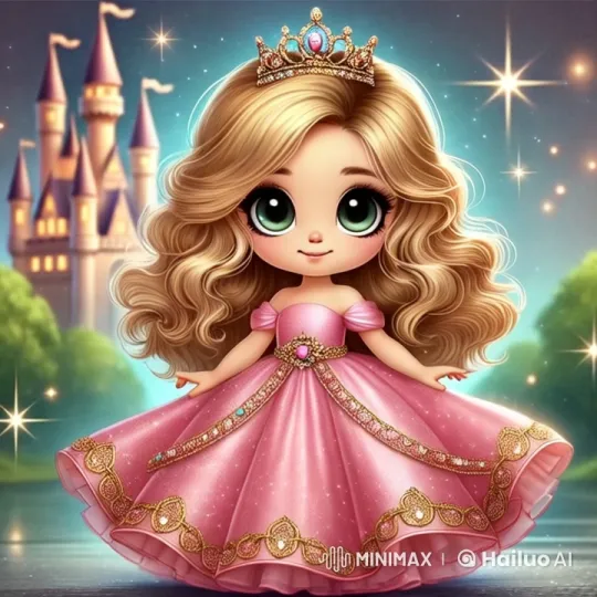 Enchanted Princess Serenades in Sparkling Dance – AI Generated Video | Hailuo AI