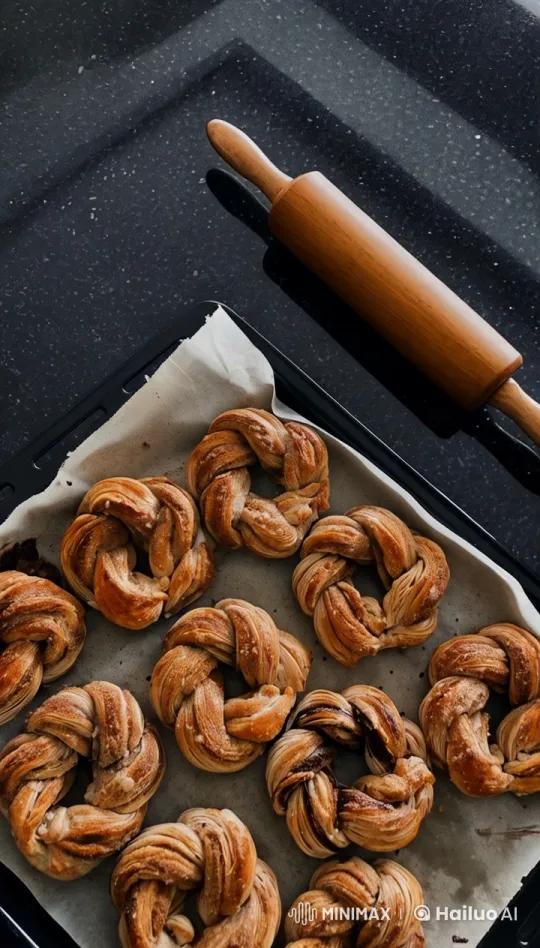 Freshly Baked Pastries on a Cozy Kitchen Countertop – AI Generated Video | Hailuo AI