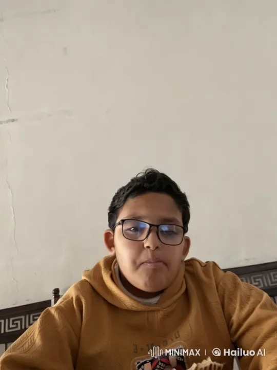 Young Boy Mimics Smoking Indoors – AI Generated Video | Hailuo AI