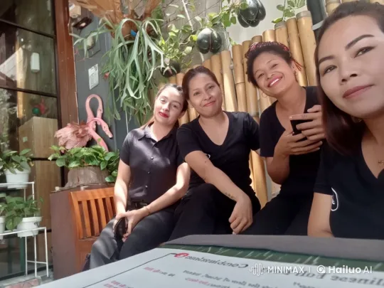 Four Women Enjoying a Cozy Outdoor Gathering – AI Generated Video | Hailuo AI