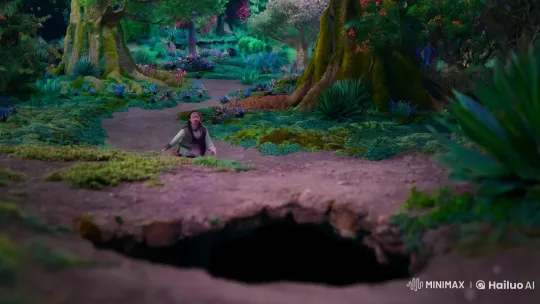 Adventure and Pikachu in Enchanted Forest Hole – AI Generated Video | Hailuo AI