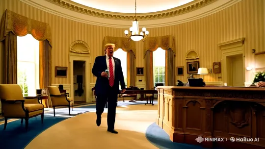 Trump and Musk in White House Power Exchange – AI Generated Video | Hailuo AI