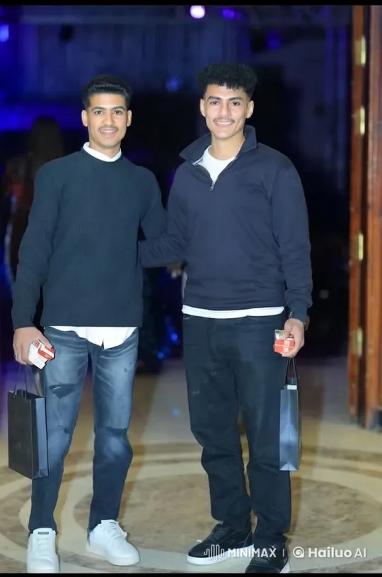 Young Men Showcase Stylish Attire in Elegant Setting – AI Generated Video | Hailuo AI
