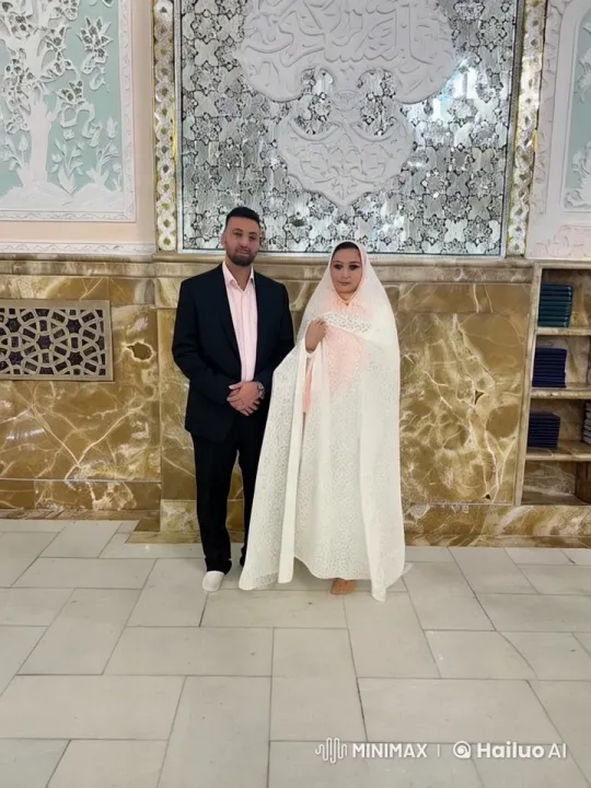 Intimate Couple Shares Kiss in Ornate Room – AI Generated Video | Hailuo AI