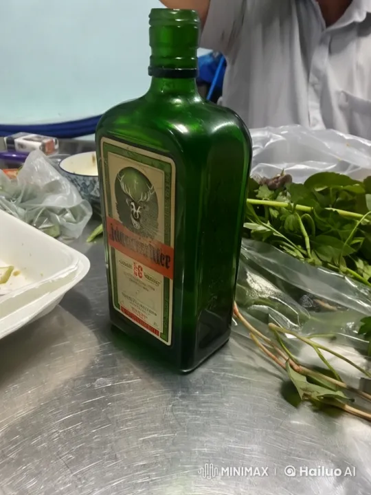 Jägermeister Bottle Sways in Animated Dance – AI Generated Video | Hailuo AI