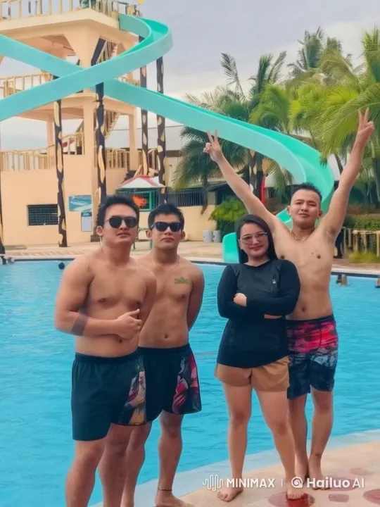 Live2D Video: Poolside Kung Fu Performance by Confident Group – AI Generated Video | Hailuo AI