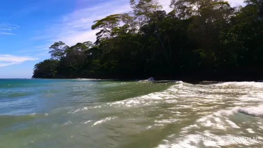 Seaside Serenity: Dance of Waves and Light – AI Generated Video | Hailuo AI