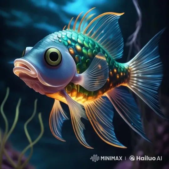 Vibrant Fish in Graceful Underwater Ballet – AI Generated Video | Hailuo AI