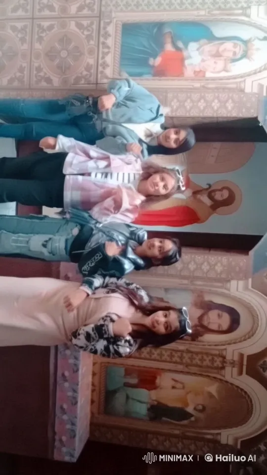 Five Individuals Perform Martial Arts in Church Setting – AI Generated Video | Hailuo AI