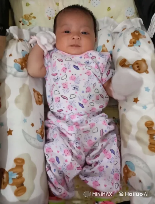 Baby's Joyful Dance in Cozy Teddy Bear-Themed Bed – AI Generated Video | Hailuo AI