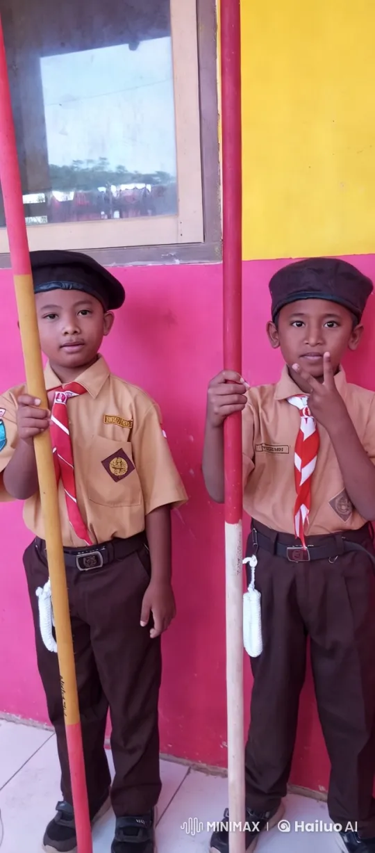 Young Scouts Engage in Synchronized Kung Fu Battle – AI Generated Video | Hailuo AI