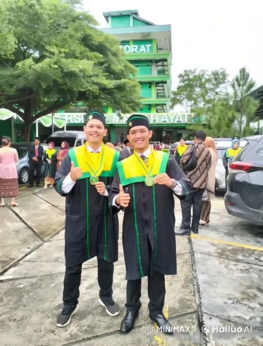 Graduates Celebrate with Joyful Salaman and Hugs – AI Generated Video | Hailuo AI