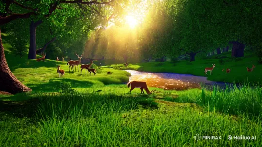 Enchanted Forest: A Tranquil Nature Panorama – AI Generated Video | Hailuo AI