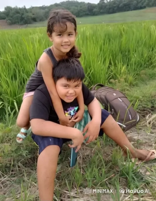 Children Displaying Kungfu Skills in a Lush Field – AI Generated Video | Hailuo AI